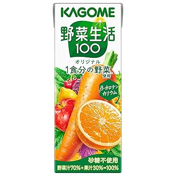 カゴメ 野菜生活100 すくすくサラダ バナナオレ24本 ぶどうオレ24本 忙しいパパやママの朝にぴったり！「野菜生活100 すくすくサラダ
